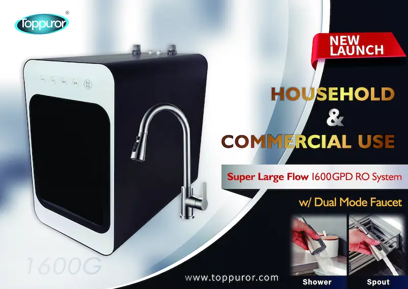 Super Large Flow 1600GPD Direct Drinking RO System
